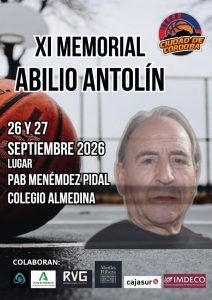 XI MEMORIAL ABILIO ANTOLÍN – SÁBADO 26 Y DOMINGO 27 DE SEPTIEMBRE